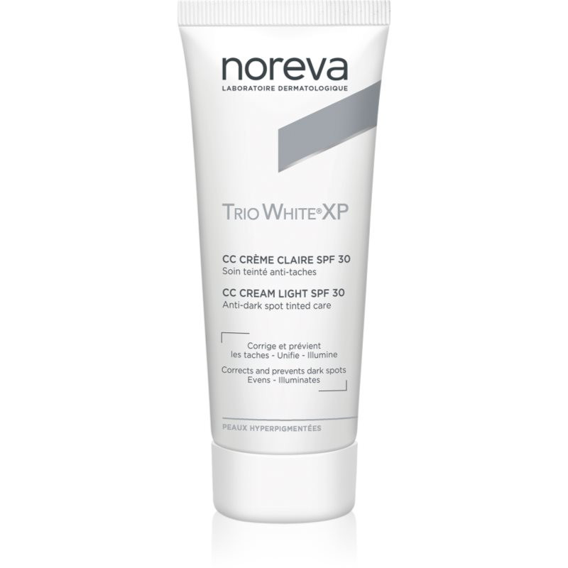 Noreva Trio White XP CC Cream Light SPF 30 CC krém pro jednotný tón pleti SPF 30 40 ml
