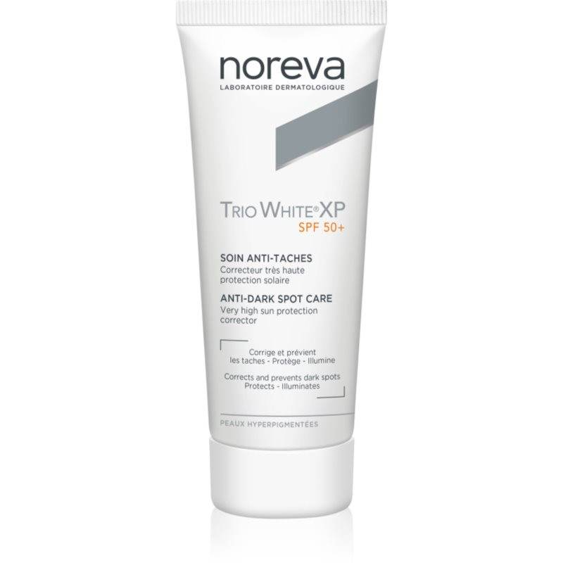 Noreva Trio White XP Anti-Dark Spot Care SPF 50+ opalovací krém na obličej proti pigmentovým skvrnám SPF 50+ 40 ml
