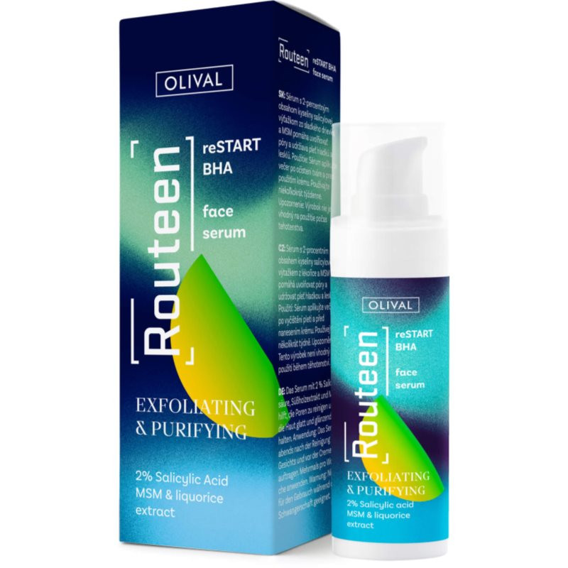 Olival Routeen reSTART BHA pleťové sérum s kyselinou salicylovou 30 ml