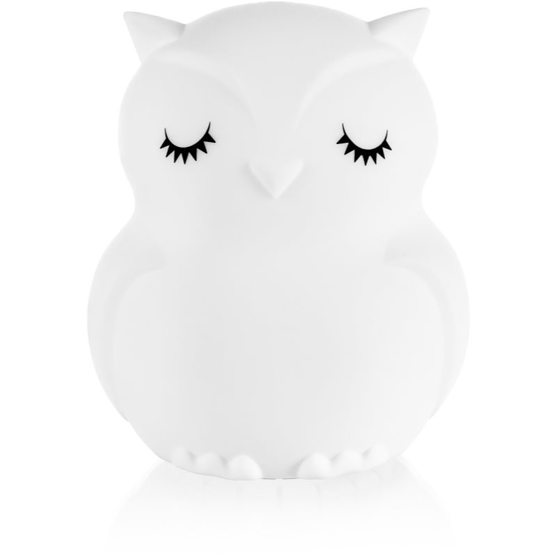 Zopa Silicone LED Lamp with Music Size L noční světlo s melodií Owl 1 ks