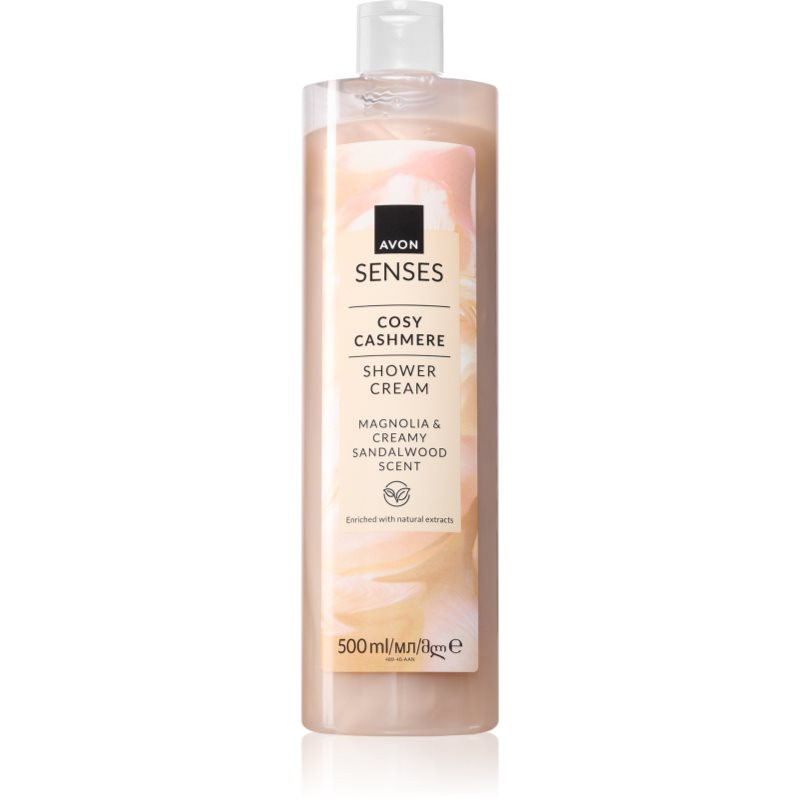 Avon Senses Cosy Cashmere krémový sprchový gel 250 ml