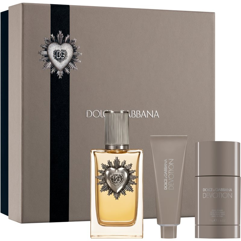 Dolce&Gabbana Devotion For Men EDP Trio Gift Set dárková sada pro muže
