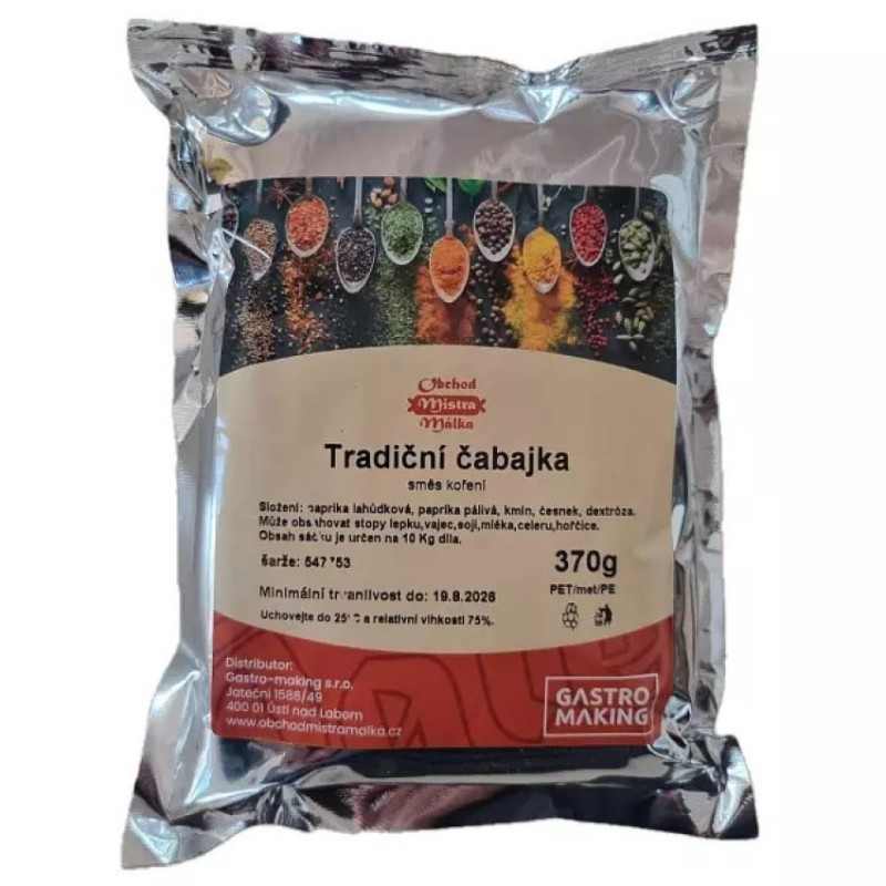 Tradiční Čabajská klobása 370g Mistr Málek