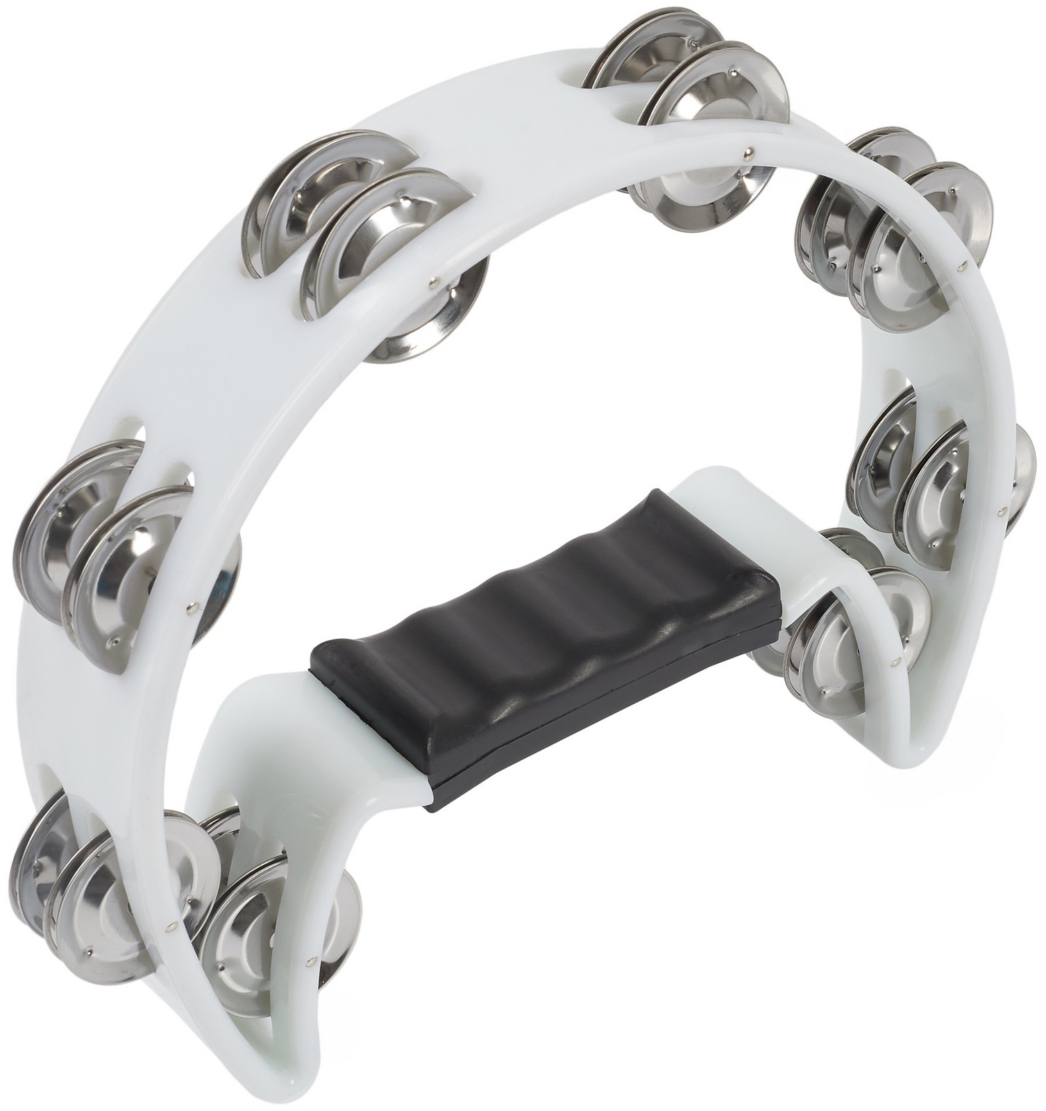 PP World Percussion Headless Tambourine ~ White