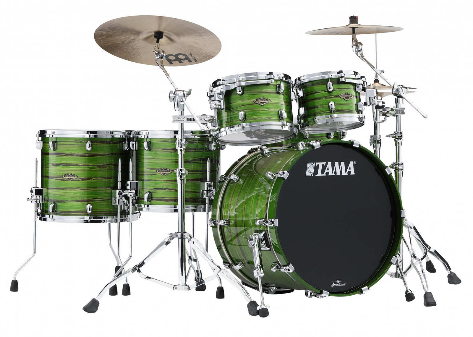 Tama Starclassic Walnut/Birch Lacquer Shamrock Oyster Rock Set II