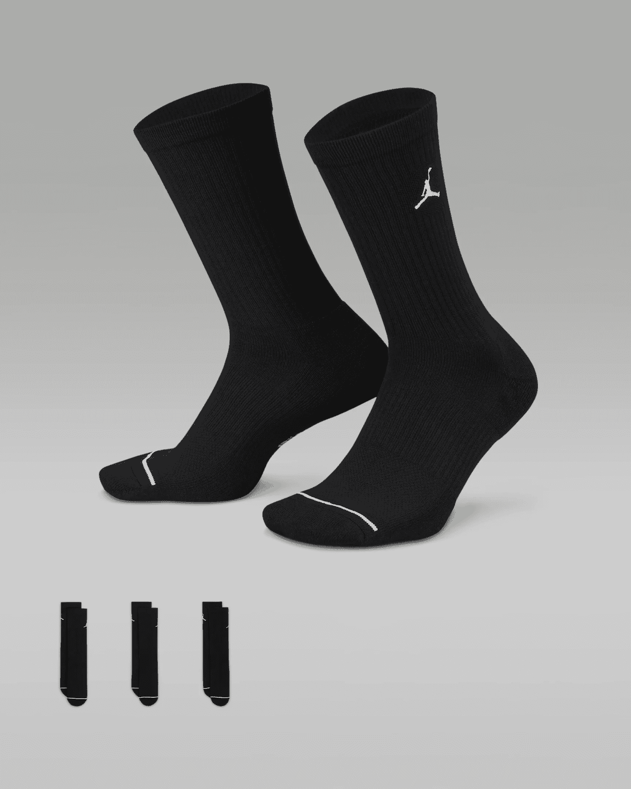 Jordan Everyday Crew Socks (3 pack) S