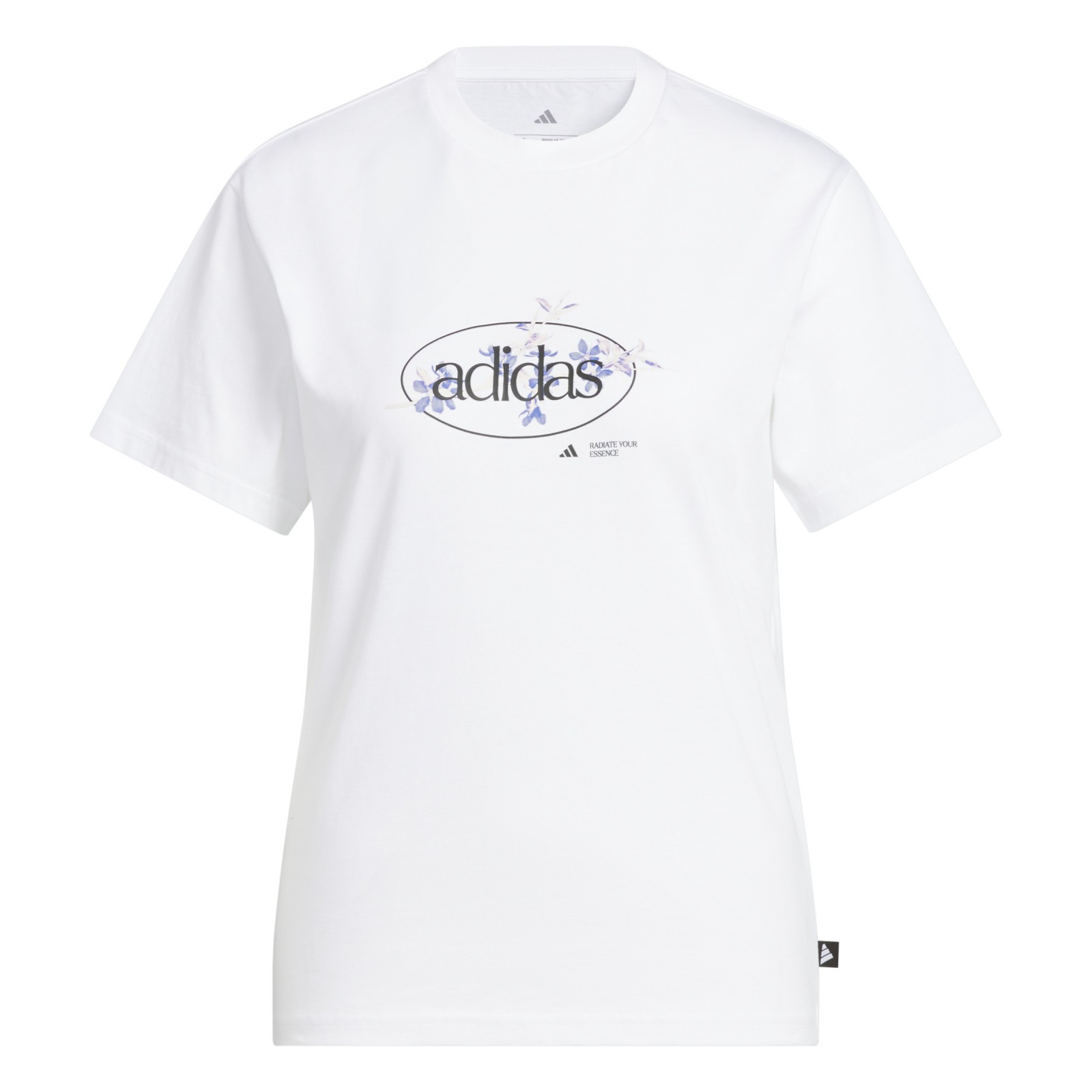 adidas W Elem Flrl Tee L