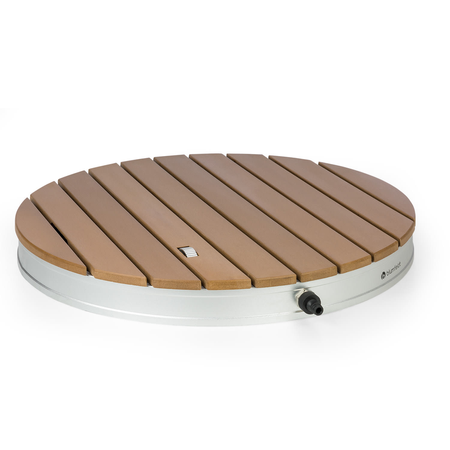 Blumfeldt Sumatra Breeze, RD, zahradní sprcha, WPC hliník,O70, 4cm, kulatá