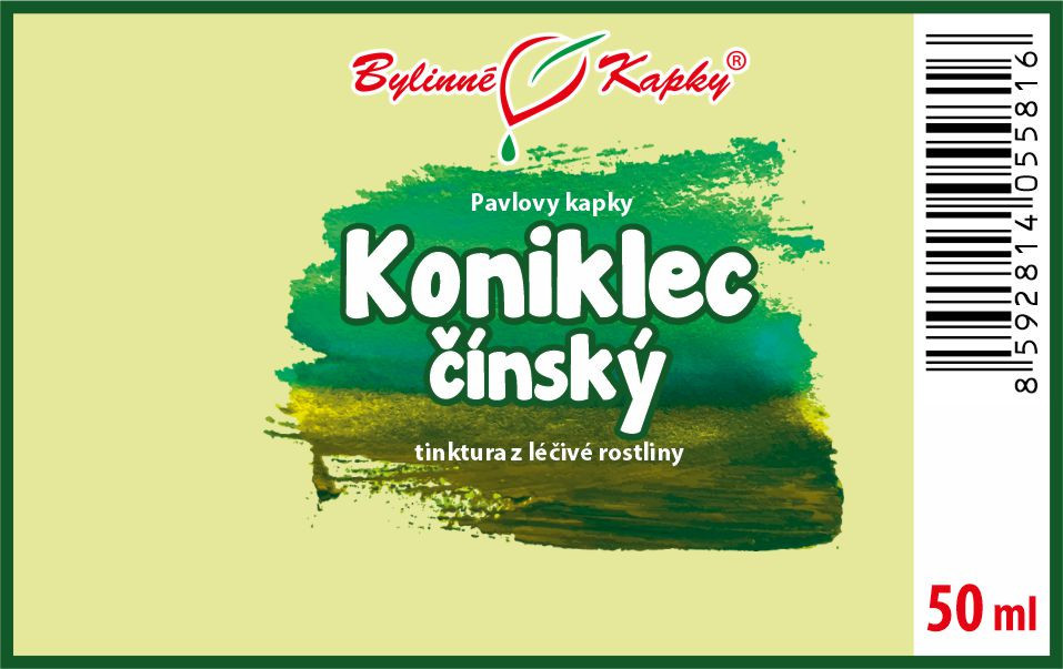 Koniklec čínský (TCM) - Pavlovy bylinné kapky (tinktura) 50 ml