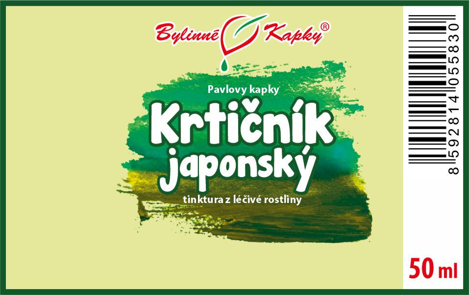 Krtičník japonský (TCM) - Pavlovy bylinné kapky (tinktura) 50 ml