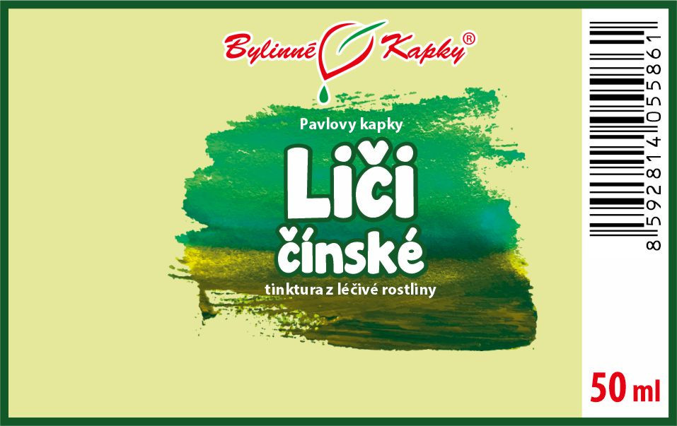 Liči (TCM) - Pavlovy bylinné kapky (tinktura) 50 ml