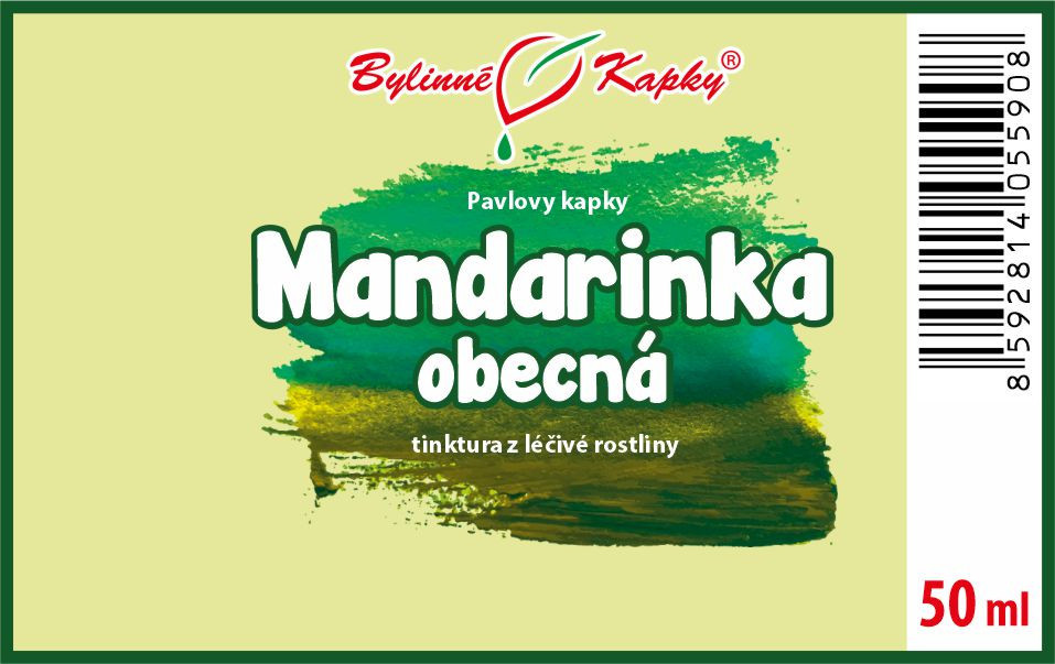 Mandarinka oplodí (TCM) - Pavlovy bylinné kapky (tinktura) 50 ml