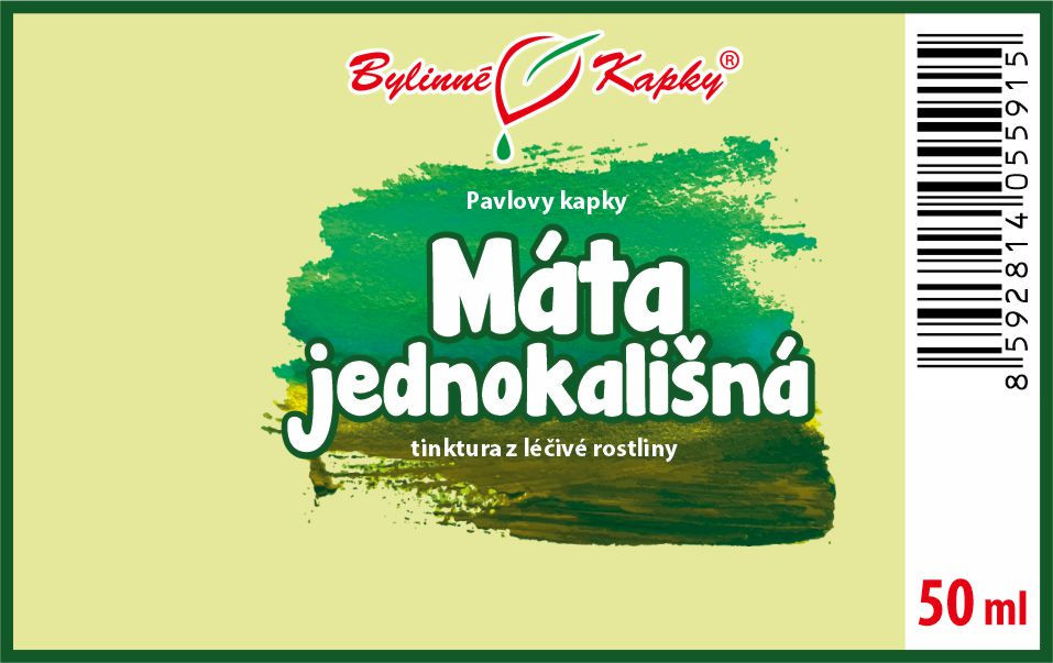 Máta jednokališná (TCM) - Pavlovy bylinné kapky (tinktura) 50 ml