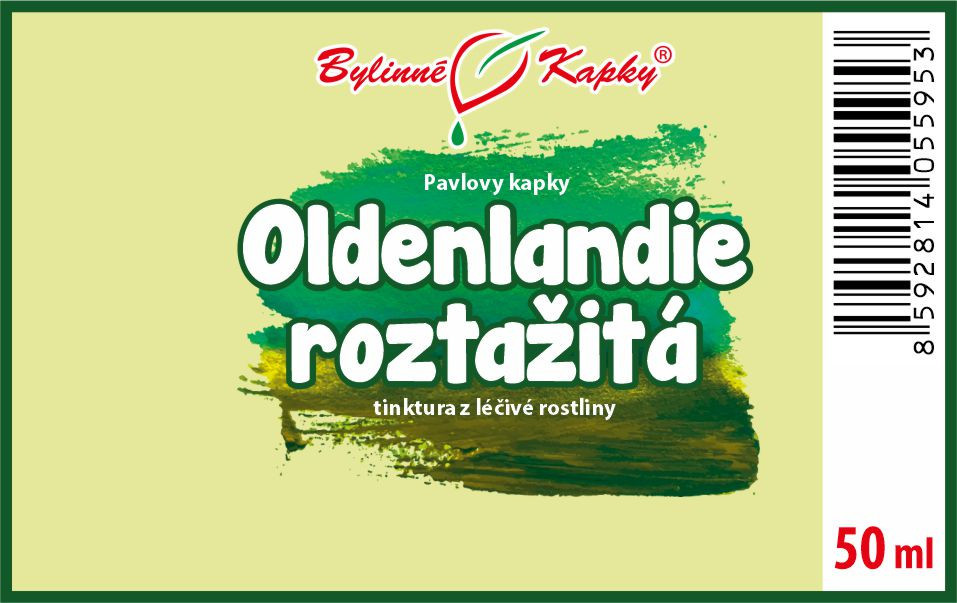 Oldenlandie roztažitá (TCM) - Pavlovy bylinné kapky (tinktura) 50 ml
