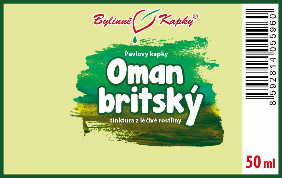Oman britský (TCM) - Pavlovy bylinné kapky (tinktura) 50 ml