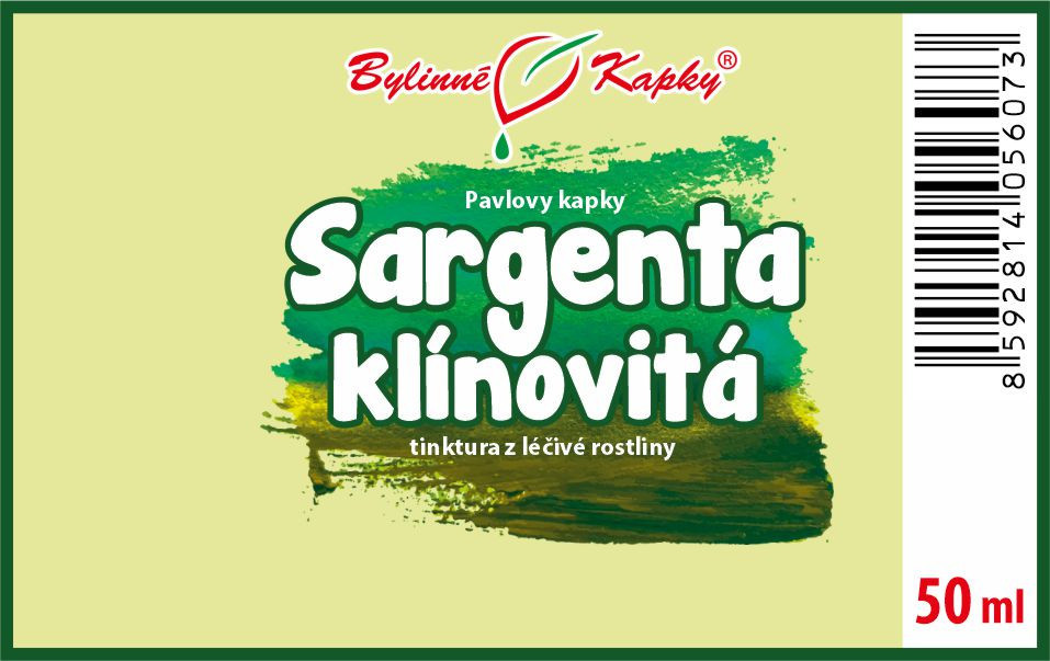 Sargenta (TCM) - Pavlovy bylinné kapky (tinktura) 50 ml