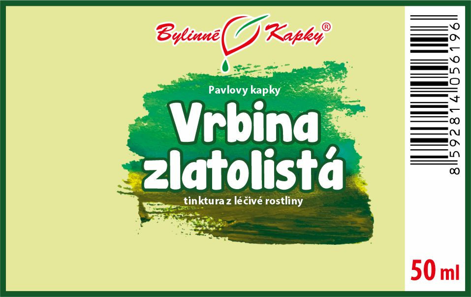 Vrbina zlatolistá (TCM) - Pavlovy bylinné kapky (tinktura) 50 ml