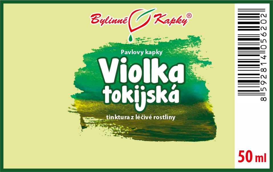 Violka tokijská (TCM) - Pavlovy bylinné kapky (tinktura) 50 ml