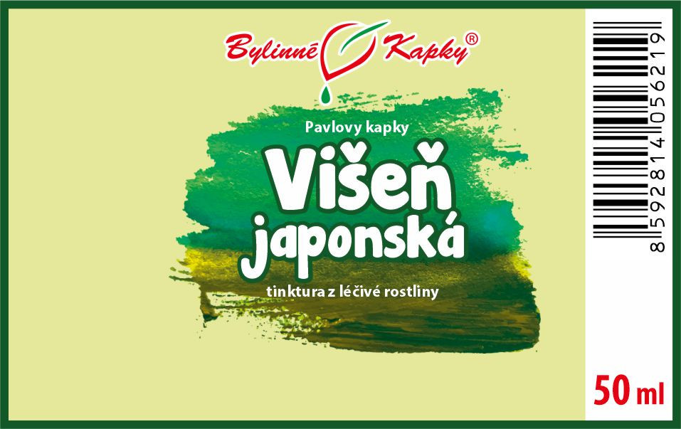 Višeň japonská (TCM) - Pavlovy bylinné kapky (tinktura) 50 ml
