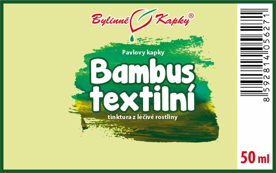 Bambus textilní (TCM) - Pavlovy bylinné kapky (tinktura) 50 ml