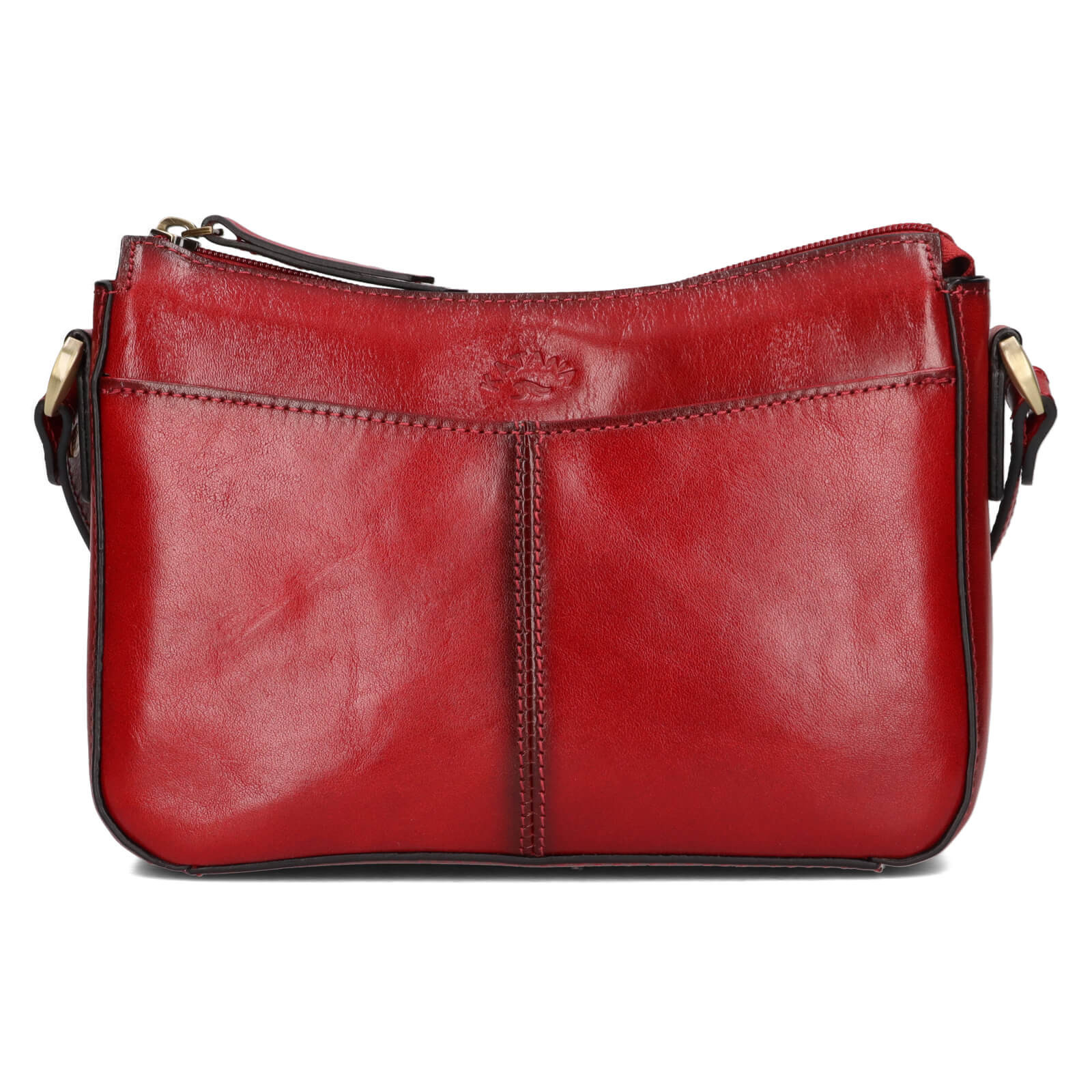 Kožená dámská crosbody kabelka Katana Mealla - červená