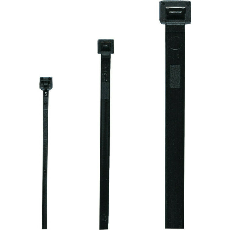 Páska vázací DEK UV 280×3,6 mm černá 100 ks