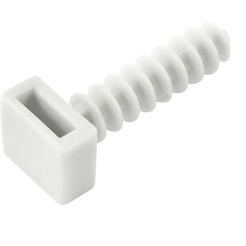 Hmoždinka k vázací pásce DEK bílá 100 ks