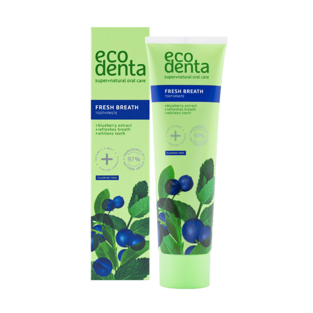 ECODENTA Zubní pasta s extraktem z borůvek pro svěží dech 100 ml