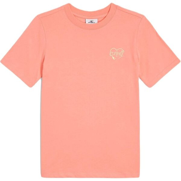 O'Neill SCRIPT Dívčí tričko, lososová, velikost