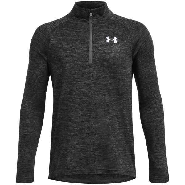 Under Armour TECH 2.0 1/2 ZIP Chlapecké triko s dlouhým rukávem, tmavě šedá, velikost