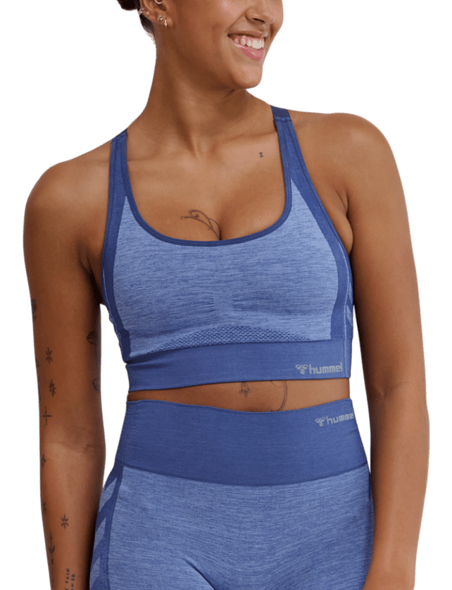 Podprsenka Hummel Hummel Mt Shine Seamless Sports Bra Women