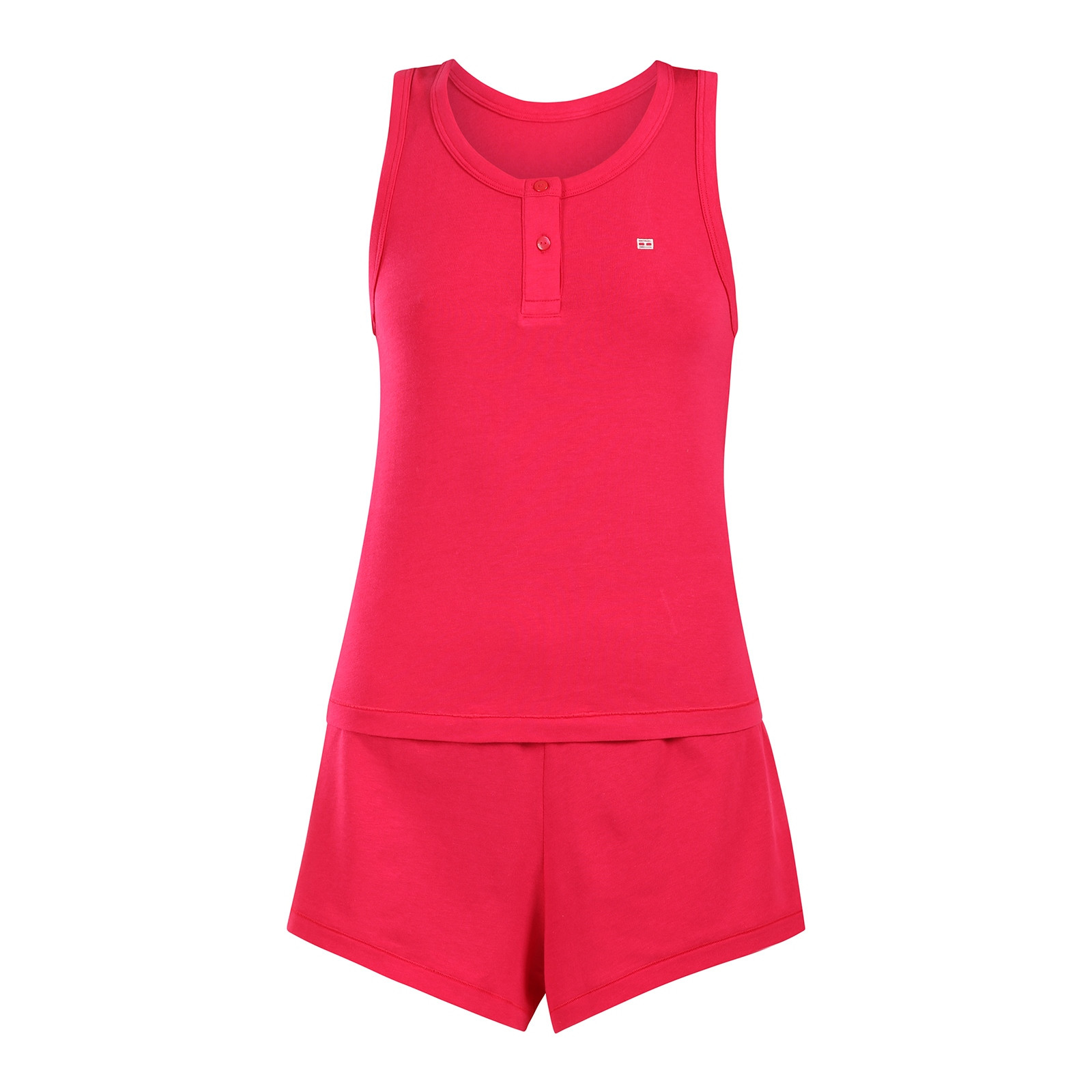 Dámské pyžamo Tommy Hilfiger růžové (UW0UW05890 TLI) S