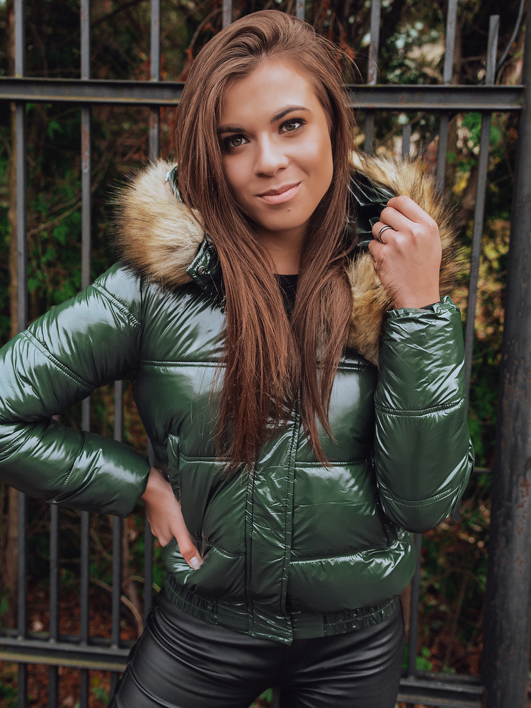 Dámská bunda FELLISA zelená Dstreet