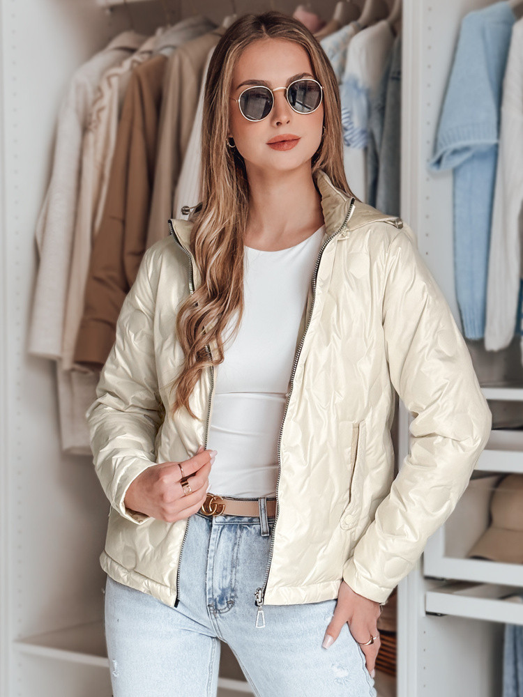 Kurtka damska przejściowa dwustronna SYLVIAN biała Dstreet