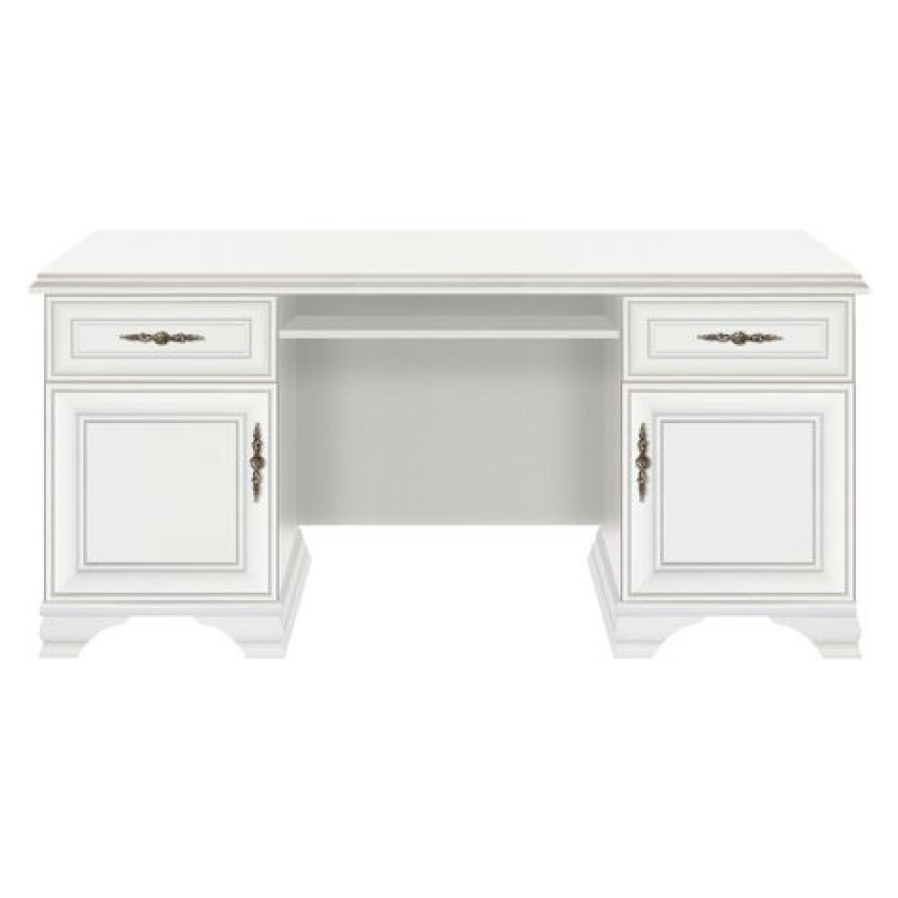 Kondela PC stůl, alpská bílá, KENTAK BIU2D2S