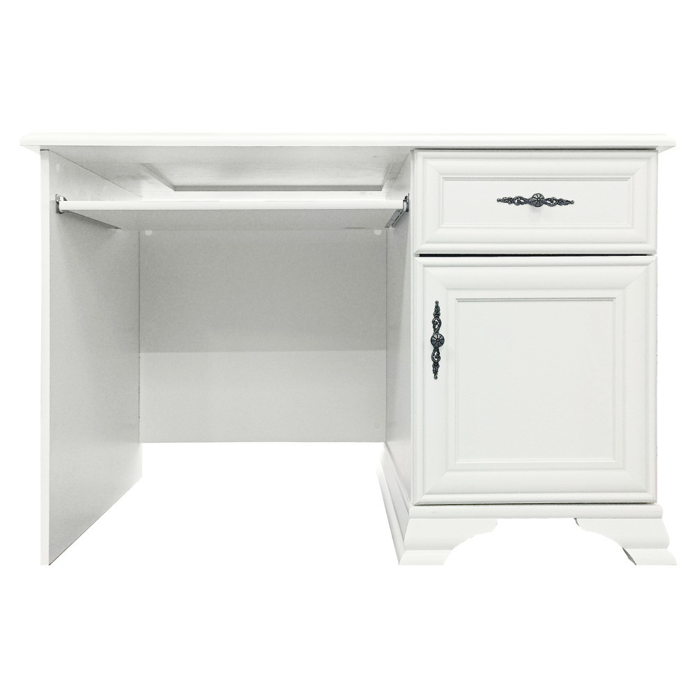 Kondela PC stůl, alpská bílá, KENTAK BIU1D1S