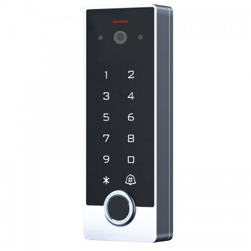 WiFi TUYA videozvonek s klávesnicí, RFID EM a biometrickou čtečkou | ZONEWAY VF2-EM