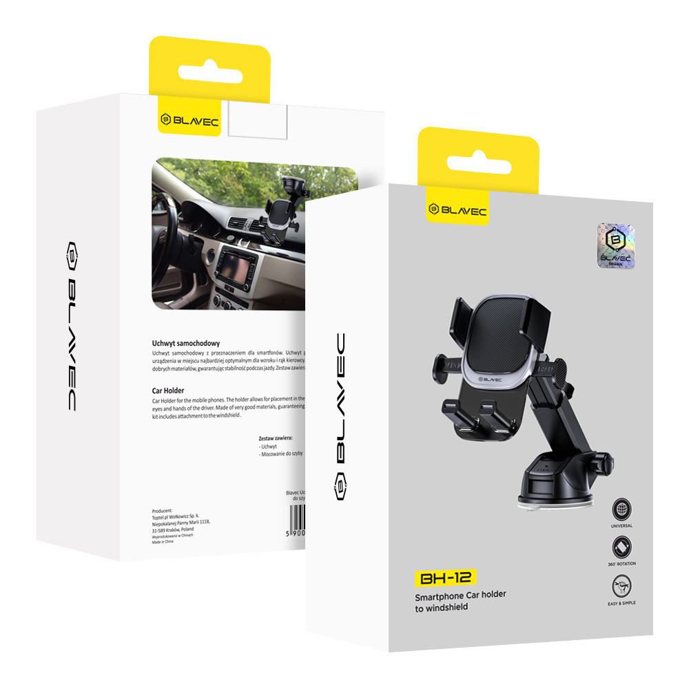 Držák do auta Blavec BH-12 (BH12-WSB) černý