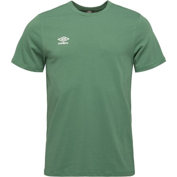 Umbro SPORTS ESSENTIALS TEE Pánské triko, zelená, velikost