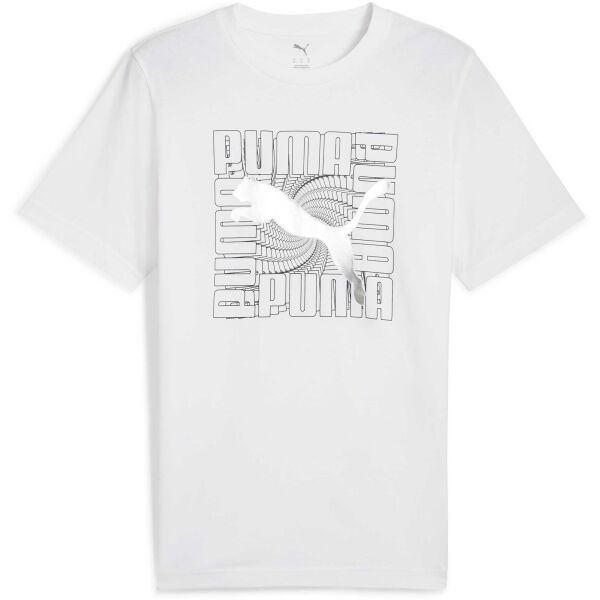 Puma GRAPHIC FOIL TEE Pánské triko, šedá, velikost