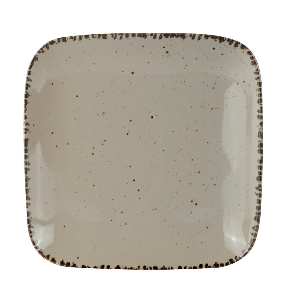 Landscape MĚLKÝ TALÍŘ porcelán keramika 27/27 cm