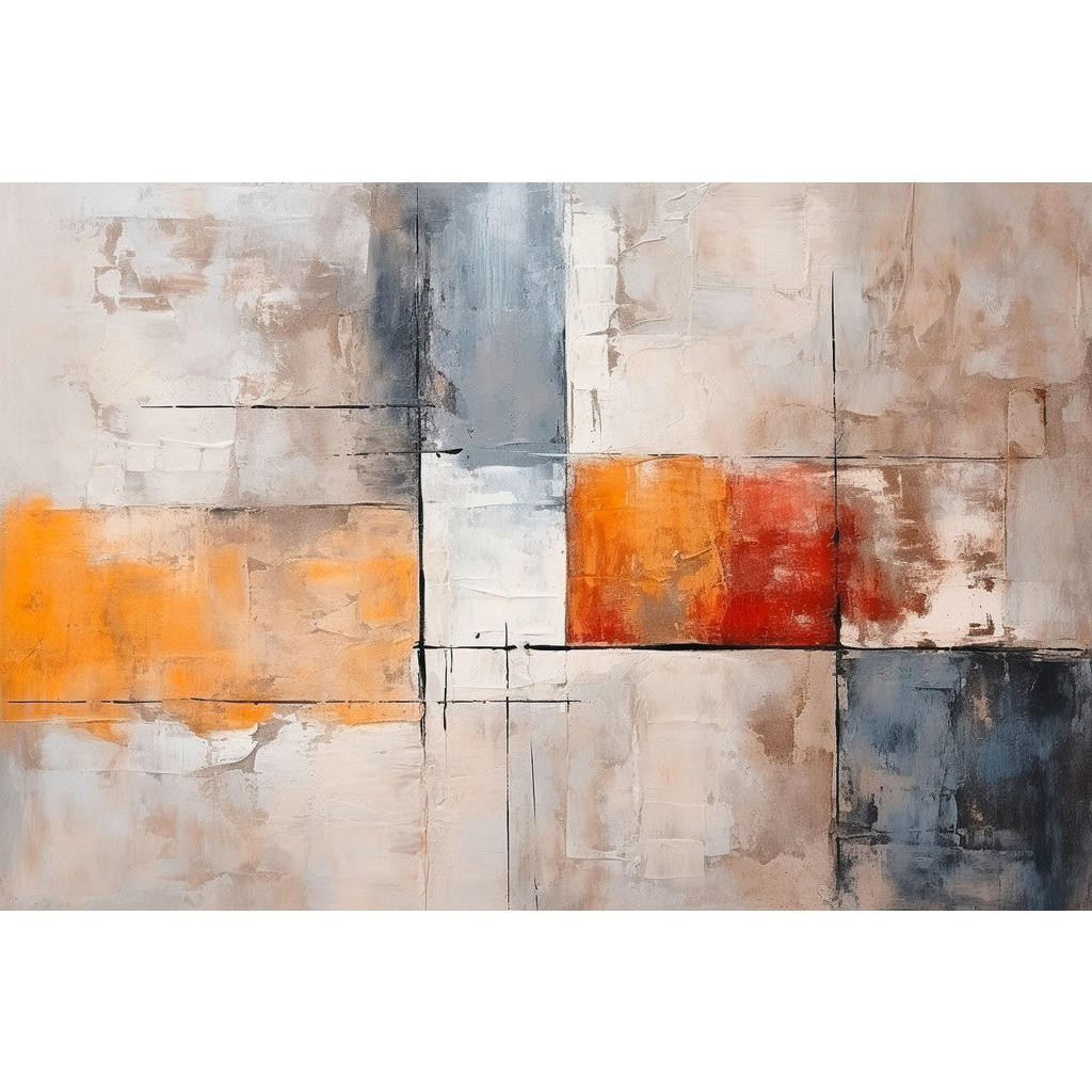 XXXL OBRAZ NA PLÁTNĚ, abstraktní, 30/30 cm