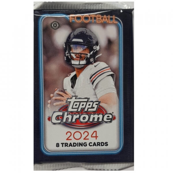 2024 Topps Chrome Football Hobby balíček - karty NFL