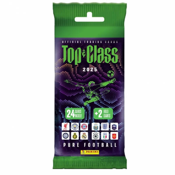 Fotbalové karty Panini Top Class 2025 - Fat Pack