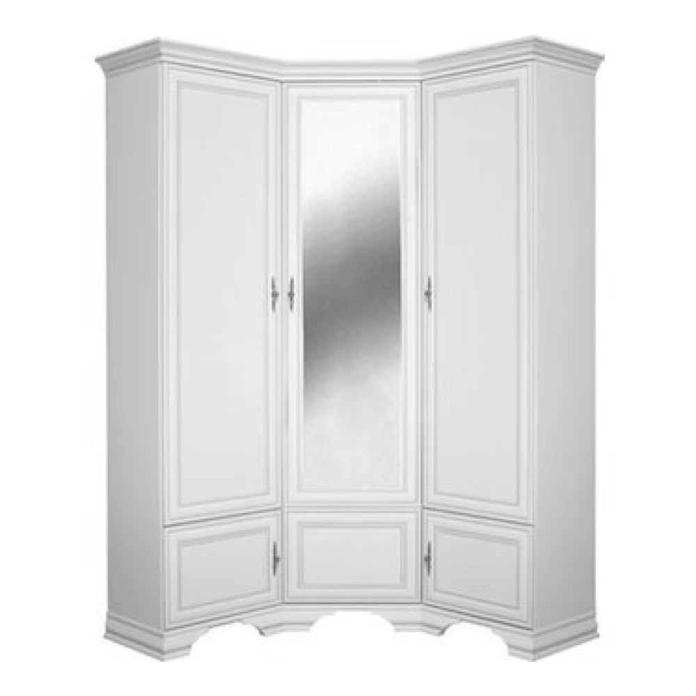 Kondela Rohová skříň, alpská bílá, KENTAK SZFN5D