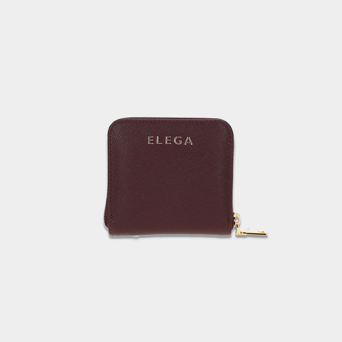 Malá zipová peněženka ELEGA bordó/zlato