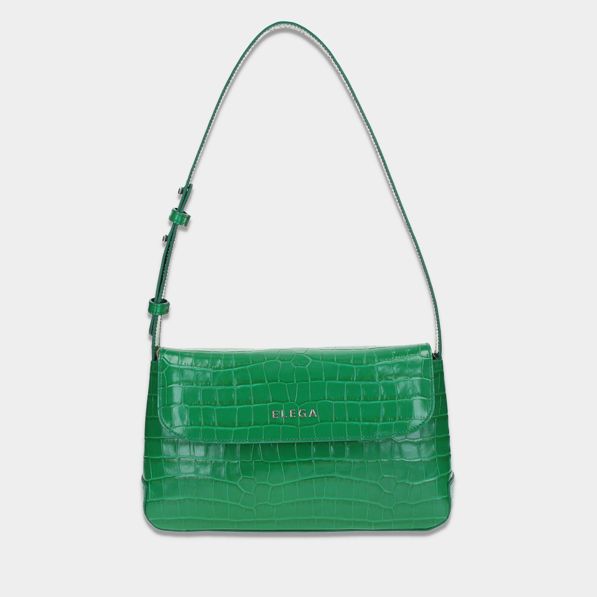 ELEGA Kabelka Dundee zelená/stříbro