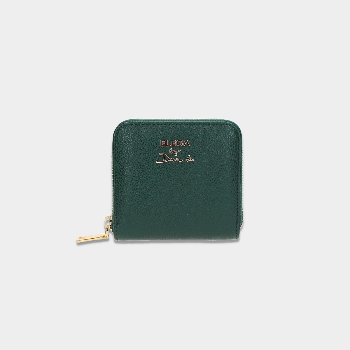 ELEGA by Dana M Malá zipová peněženka Louvre zelená/zlato