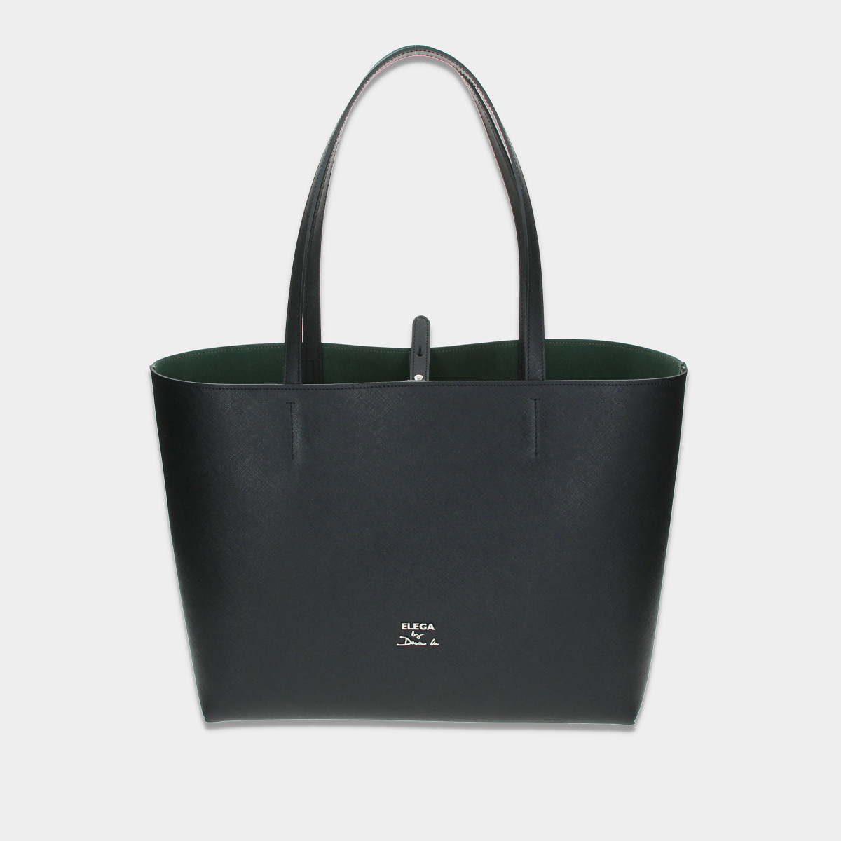 ELEGA by Dana M Velká shopper na rameno Grande černá/zelená/S