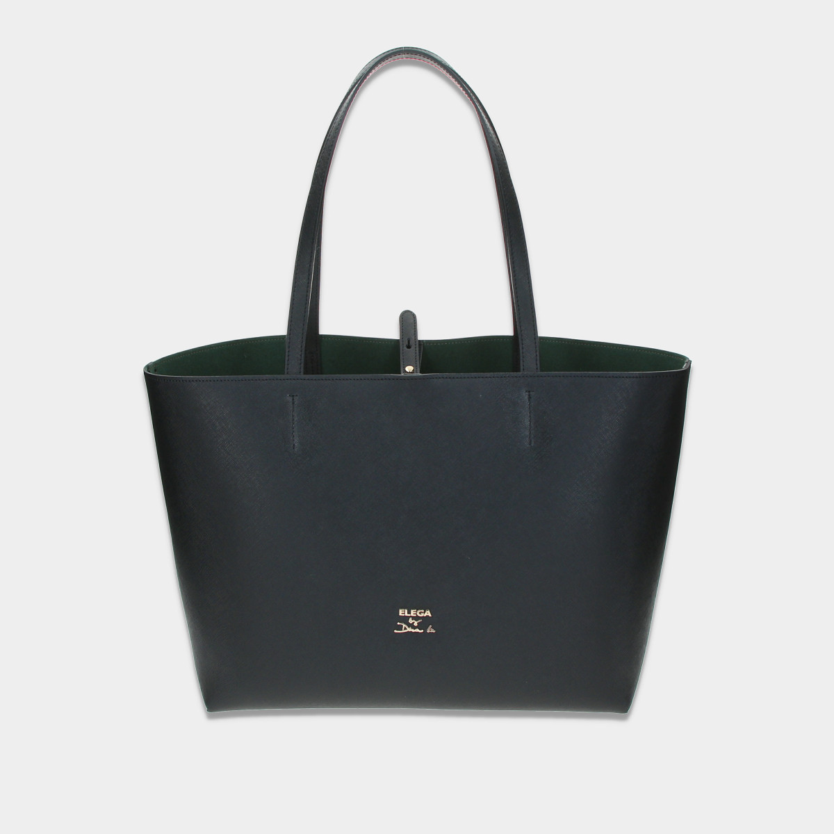 ELEGA by Dana M Velká shopper na rameno Grande černá/zelená/Z